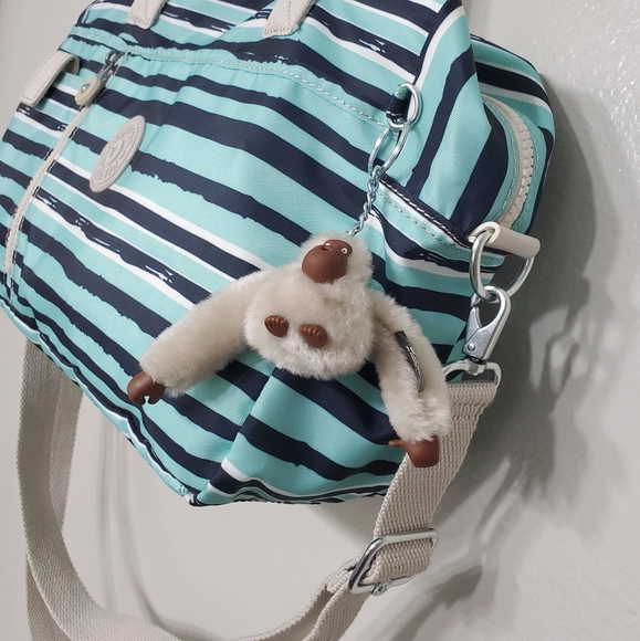 Kipling Nylon Spectacle Dustin Stripe Bag - Picture 3 of 8